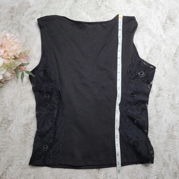 Y2K Cinema Etoile Lace Side Ruch Neck Detail V Neck Blouse Size S - Picture 9 of 11
